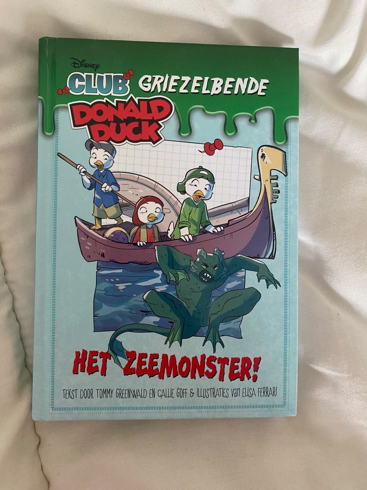 Donald Duck Club Griezelbende - Het Zeemonster!, Ophalen of Verzenden, Zo goed als nieuw, Fictie algemeen