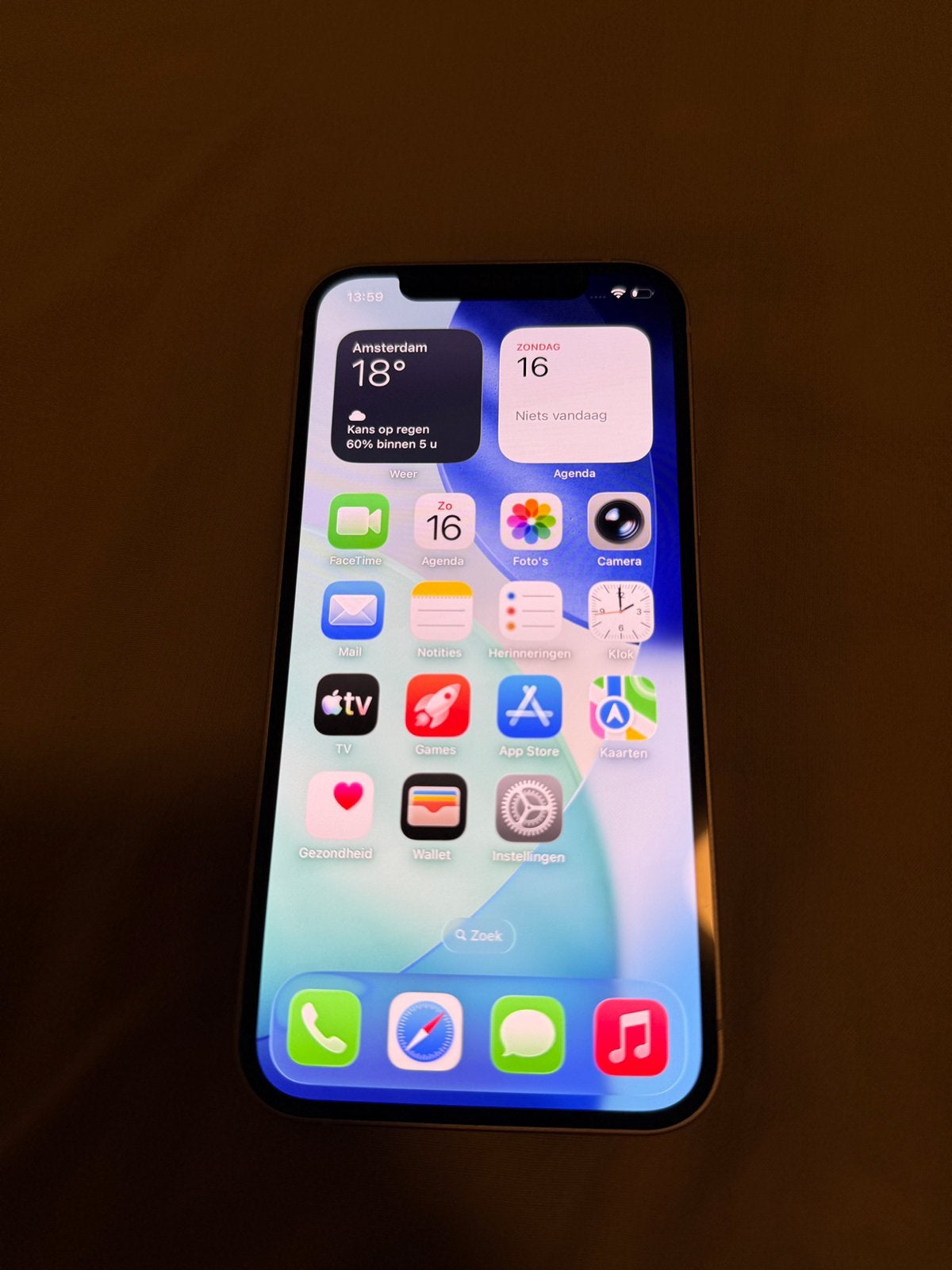iPhone 12 Wit 100% Batterij, Telecommunicatie, Mobiele telefoons | Apple iPhone, Wit, Ophalen of Verzenden, Zo goed als nieuw