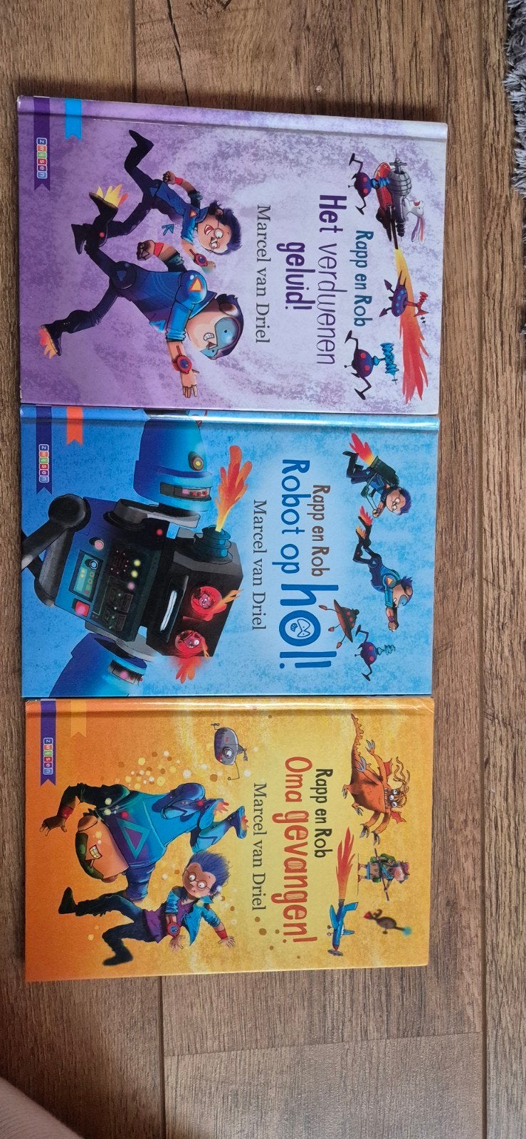 Rapp en Rob boekenreeks - Marcel van Driel (3 boeken), Ophalen, Zo goed als nieuw, Marcel van Driel, Fictie