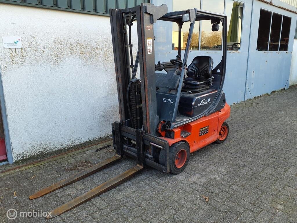 Linde Elektrische heftruck E20P-02 incl. Tebebtron acculader