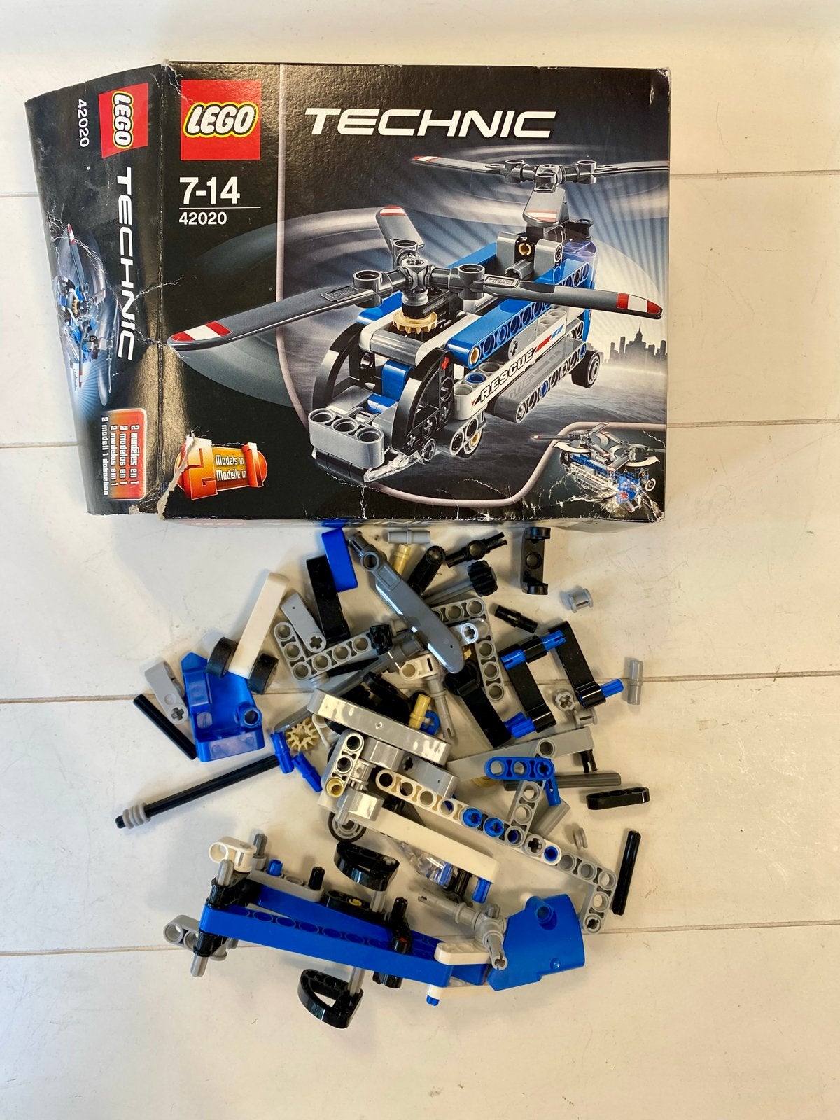 LEGO Technic Helikopter 42020, Lego, Gebruikt, Geen, Lego
