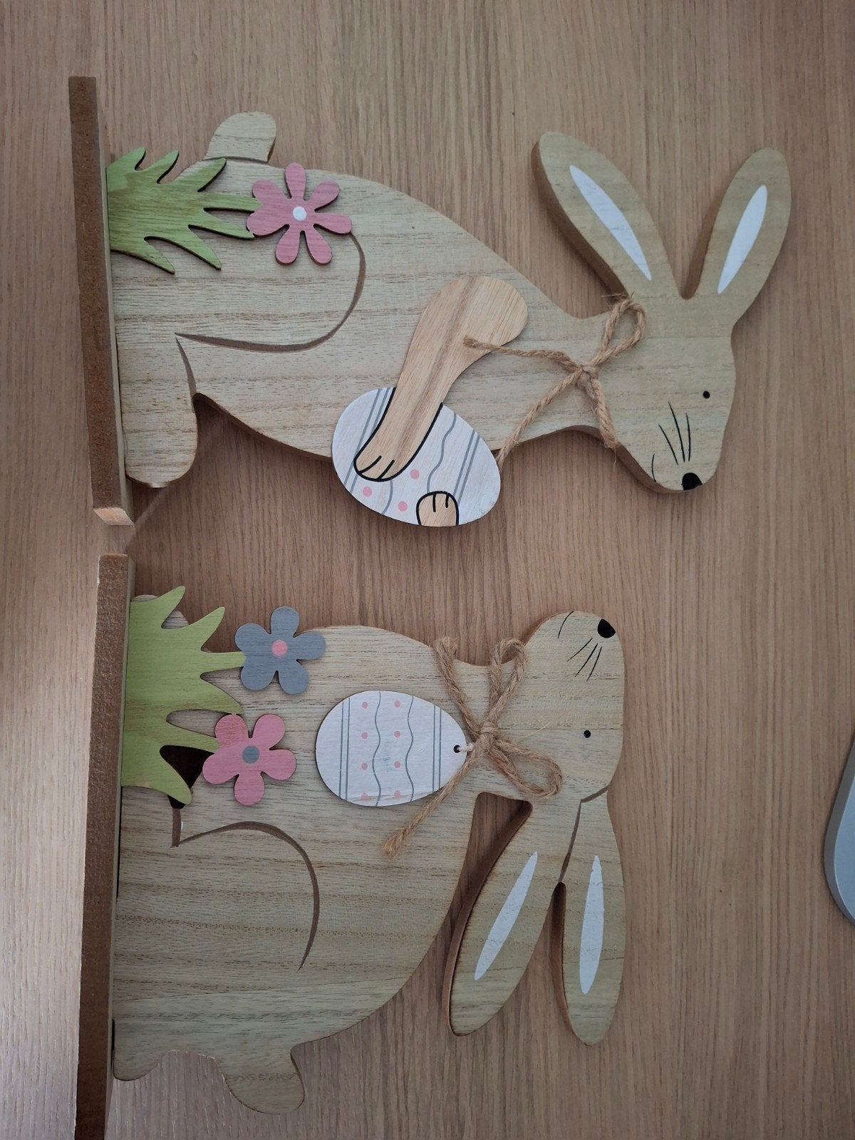 Schattige houten haasjes, Diversen, Pasen, Ophalen