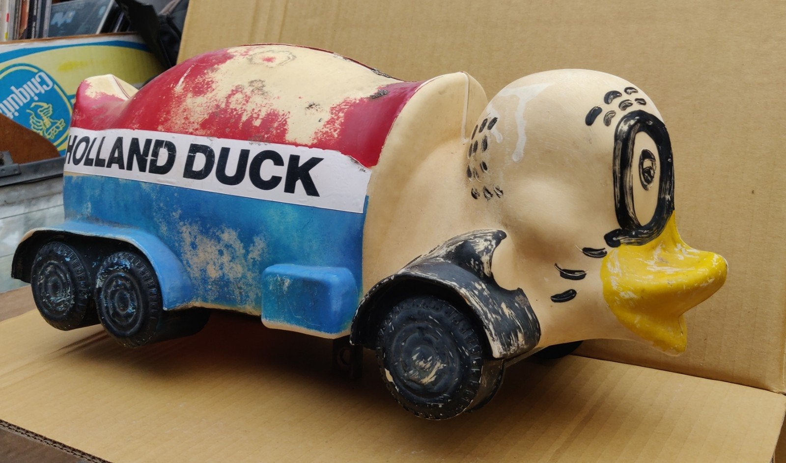 Holland duck vrachtwagen mascotte, Ophalen of Verzenden, Overige typen
