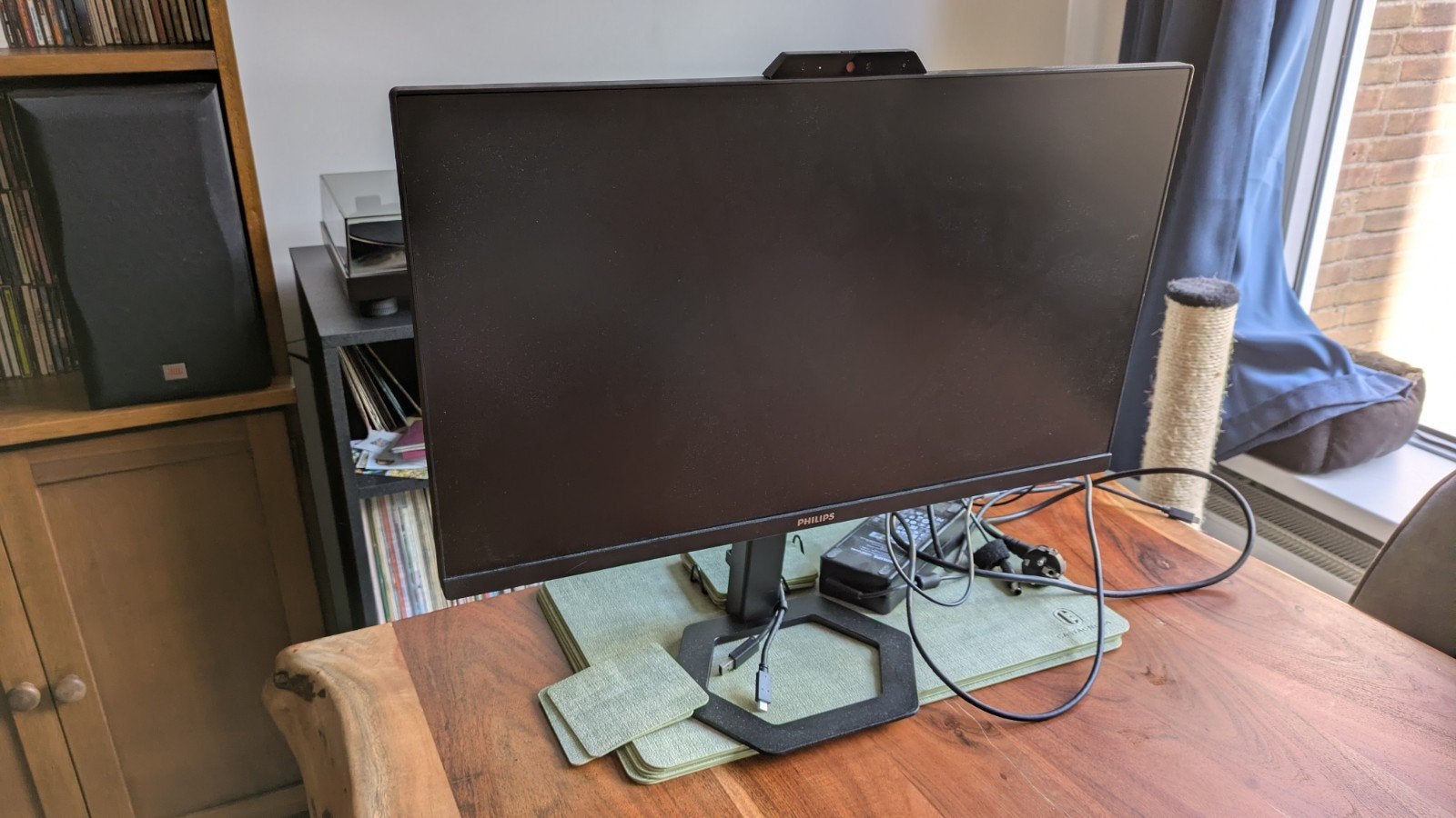 Philips Full HD Monitor met webcam, Ophalen, Zo goed als nieuw, Full HD