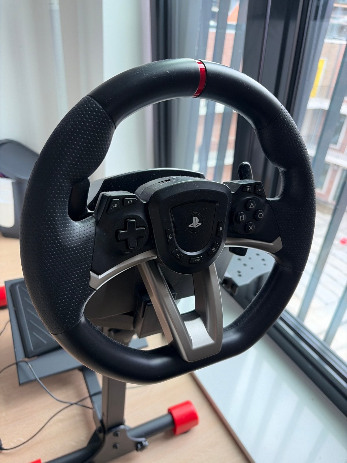 Hori Racestuur met Pedalen voor PlayStation 4/5, Spelcomputers en Games, Ophalen, Zo goed als nieuw, PlayStation 4