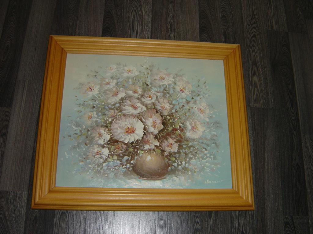 bloemenschilderij van SAMSON ., Ophalen of Verzenden