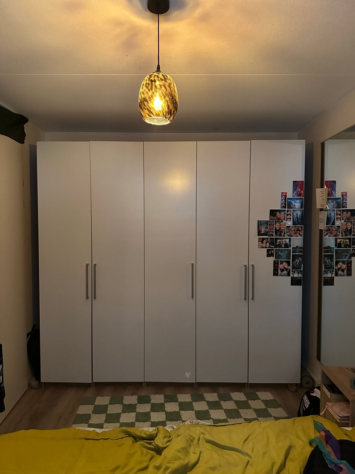Witte kledingkast met 5 deuren ikea pax, Ophalen, Gebruikt, 200 cm of meer, Eikenhout