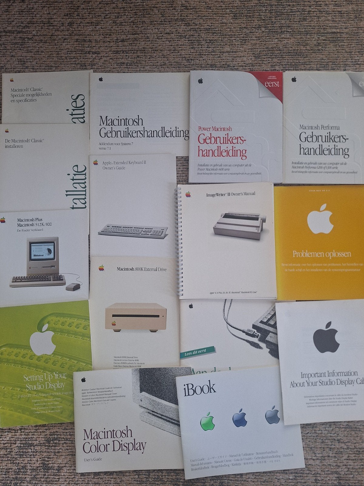 Vintage Apple Macintosh Documentatie, Ophalen of Verzenden, Gelezen, Niet van toepassing, Apple