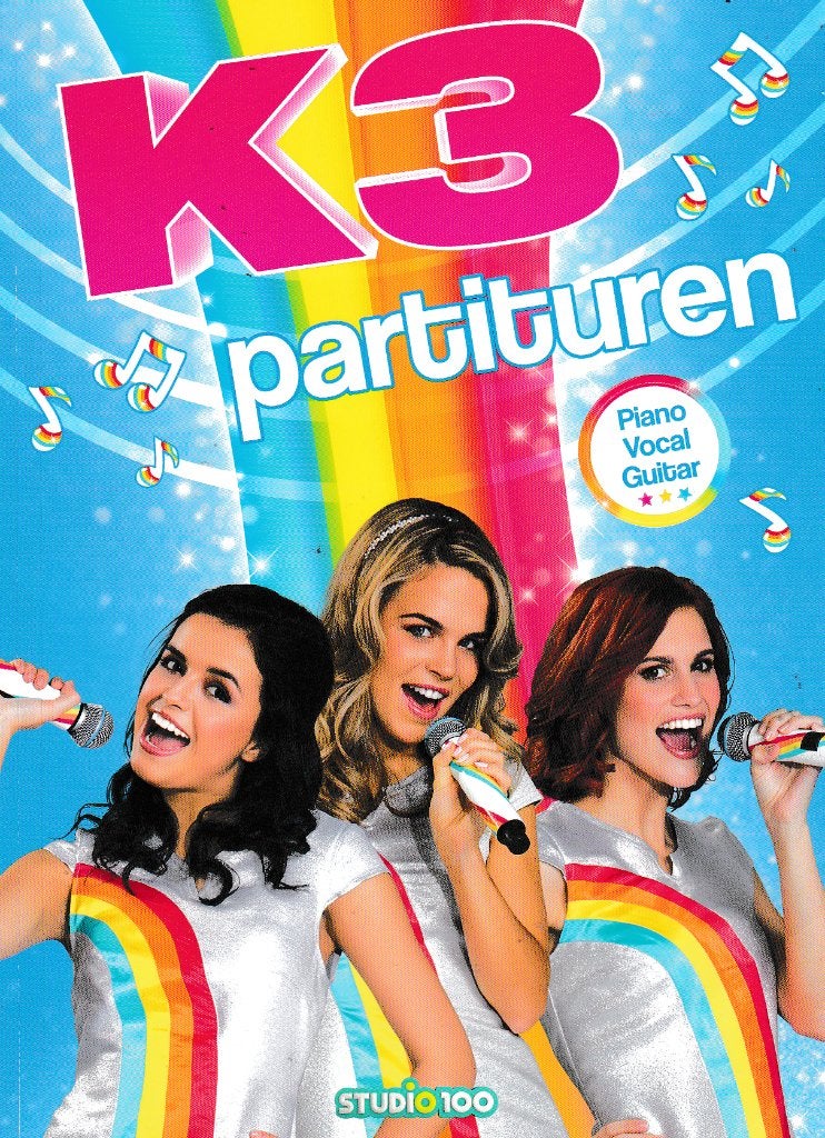 K3 Partituren Piano Vocal Guitar ) net boek ( 6859 ), Gebruikt, Gitaar, Ophalen of Verzenden, Artiest of Componist