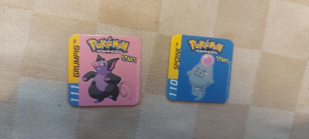 magneten speelgoed pokemon panini staks Spoink Grumpig, Ophalen of Verzenden