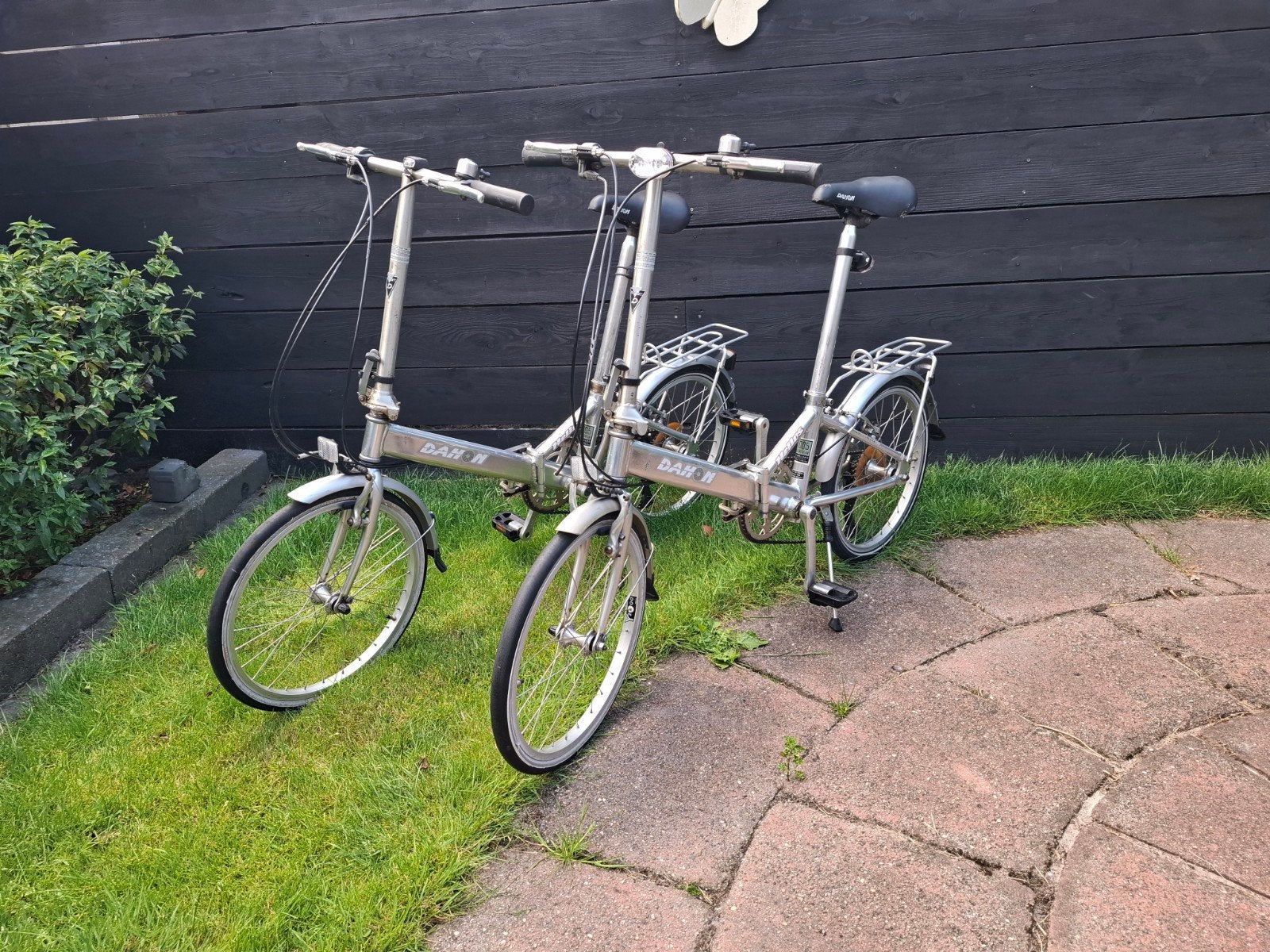 Set van 2 Dahon Helios Aluminium Vouwfietsen, Ophalen, 20 inch of meer, Velgrem, Versnellingen