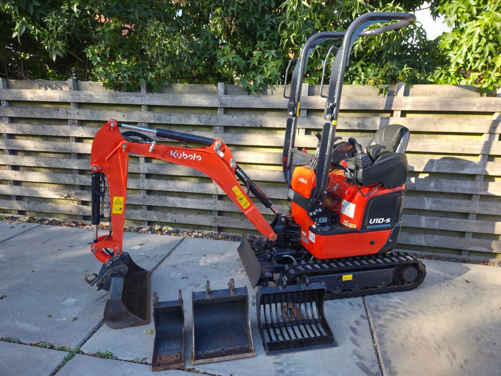 Kubota u10-5 Minigraver Hydraulische Snelwissel Top Staat!, Kubota, Info@vlaartradingandservices.com, Ophalen of Verzenden, Graafmachine
