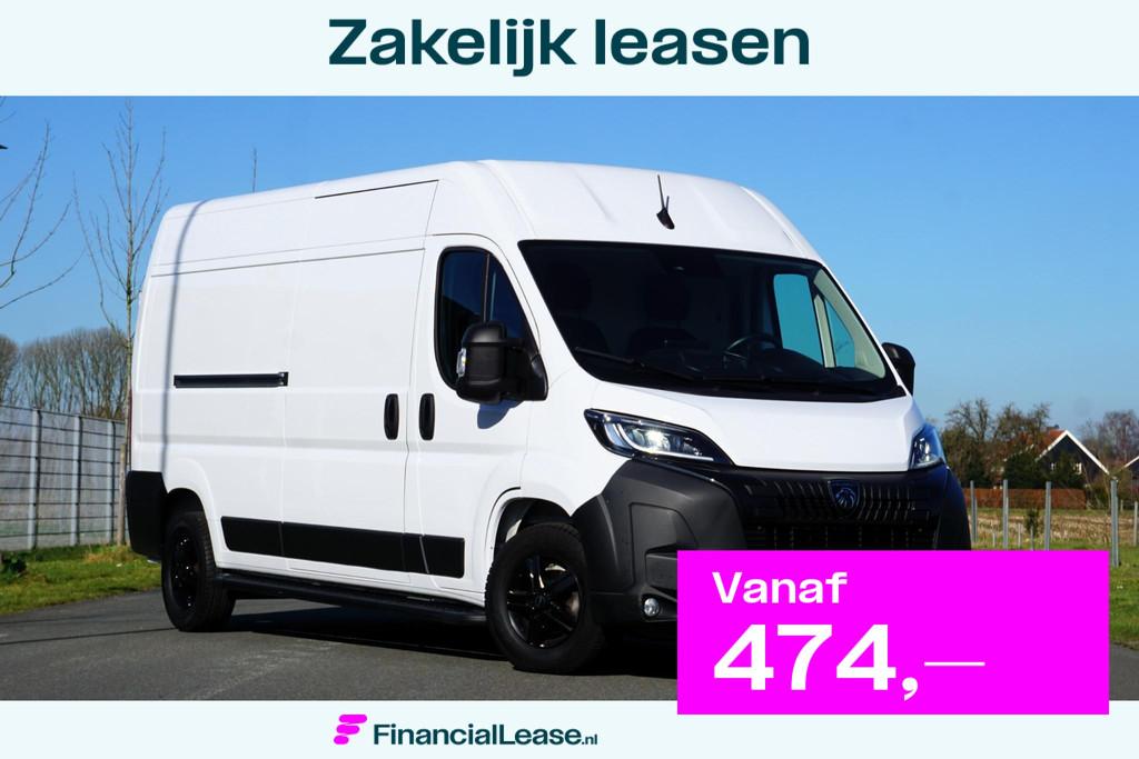 Peugeot Boxer 2.2 BlueHDi 140 S&S L3H2 3.5t in Topstaat |BPM, Voorwielaandrijving, Stof, Gebruikt, 4 cilinders