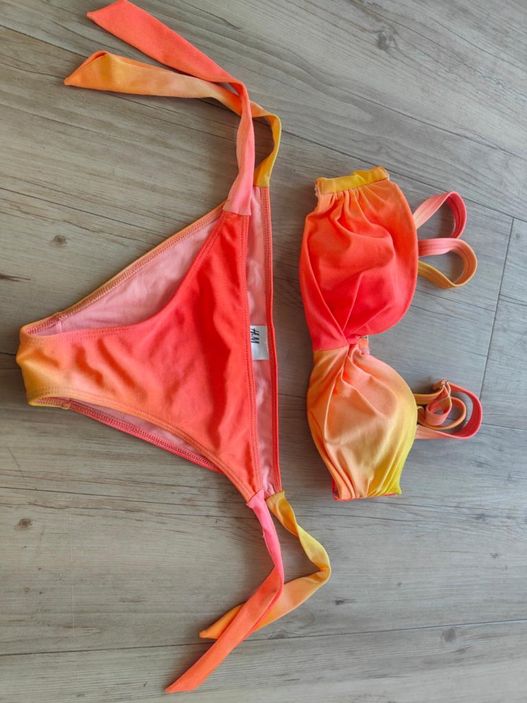 H&M Bikini Maat 34, 70B - Zo goed als nieuw, H&M, Oranje, Ophalen of Verzenden, Zo goed als nieuw