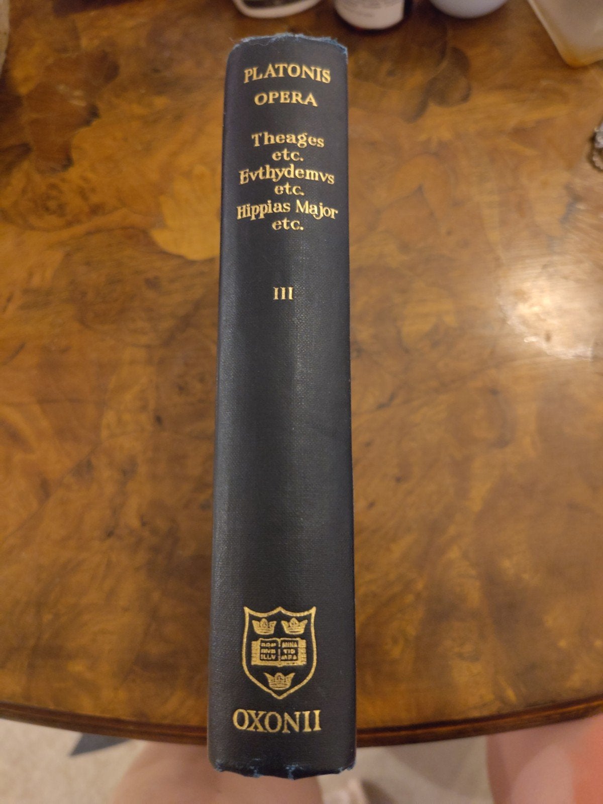 Plato volume III van de Oxford Classical Texts, Ophalen of Verzenden, Plato