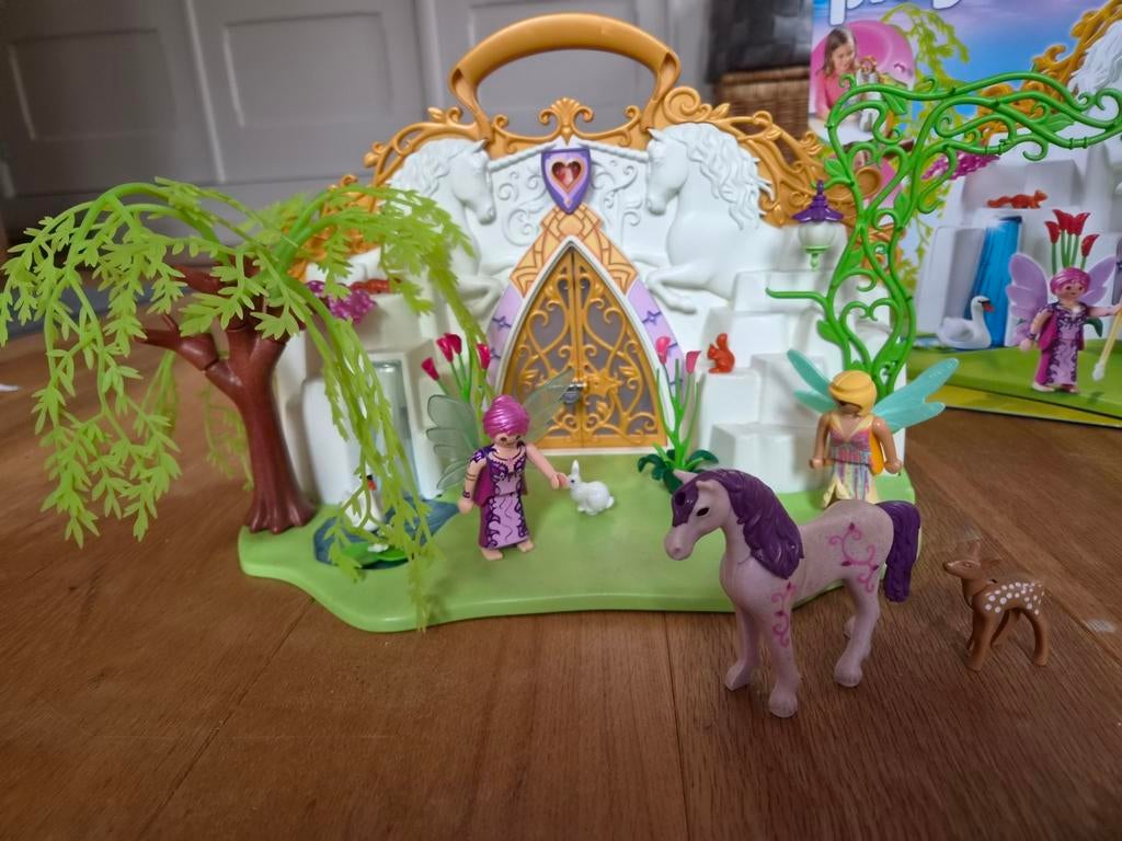Playmobil Fairies Draagbaar Elfenhuis 5208 met doos, Ophalen of Verzenden, Zo goed als nieuw, Meisje