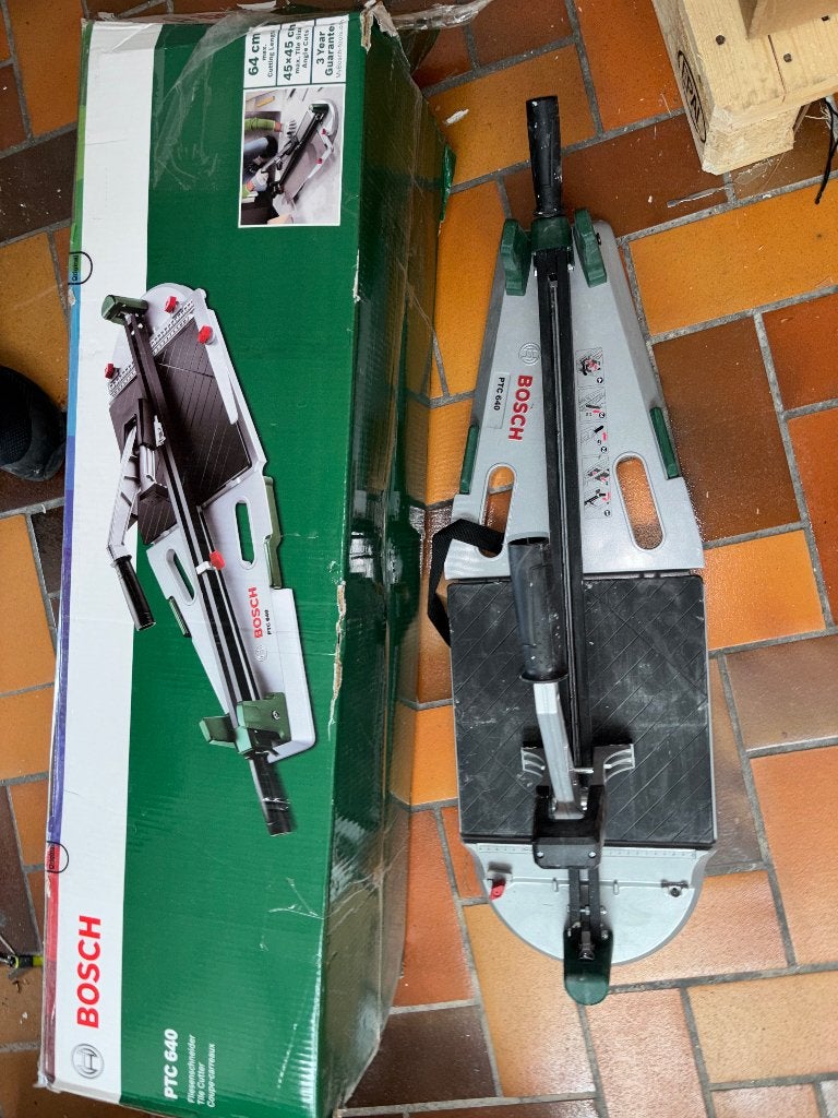 Bosch PTC 640 Tegelsnijder - Snijlengte tot 650mm, Doe-het-zelf en Verbouw, Gereedschap | Handgereedschap, Ophalen of Verzenden