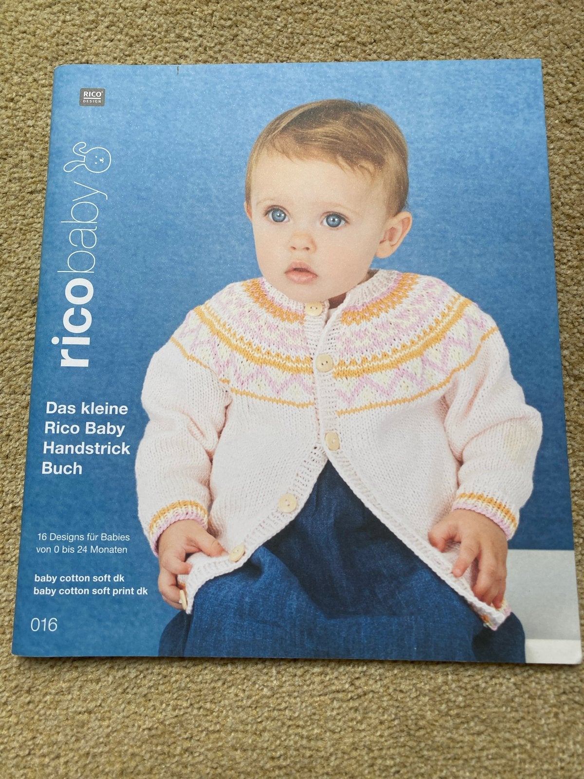 Rico Baby Breiboek 016 - Baby Cotton Soft DK, Ophalen of Verzenden, Gebruikt, Breien, Patroon of Boek