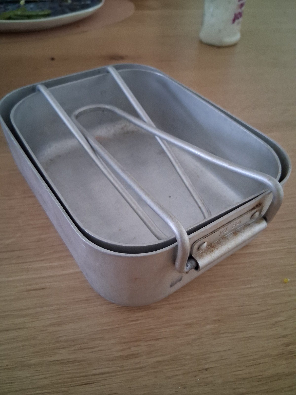 Mess tin KL 1984 - Aluminium eetgerei, Ophalen of Verzenden, Landmacht, Nederland, Overige typen
