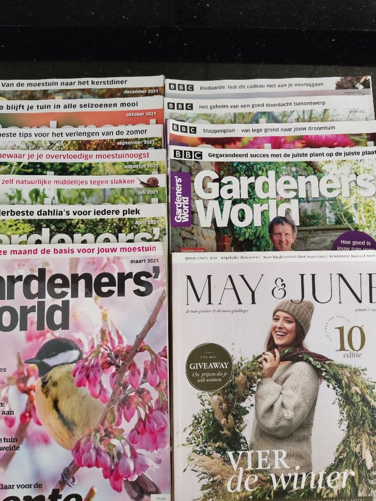 11 x BBC GARDENERS WORLD (nl), Boeken, Ophalen of Verzenden, Zo goed als nieuw, BBC, Tuinieren en Tuinplanten