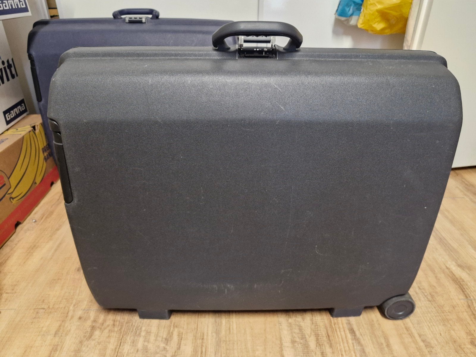 Samsonite koffer met wieltjes en slot, Gebruikt, Hard kunststof, Slot, Minder dan 35 cm