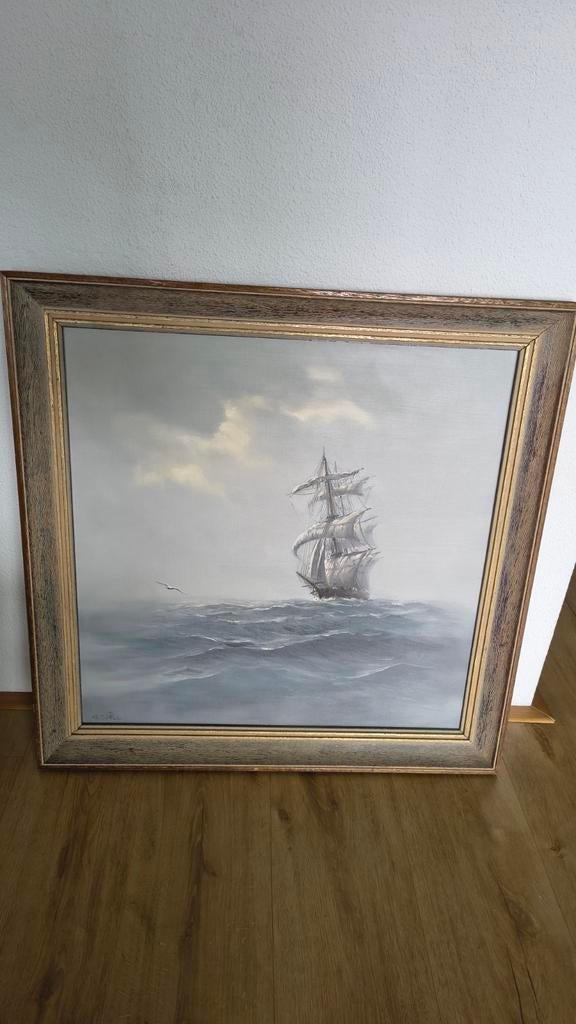 G.s. Hill Stormy seas, Antiek en Kunst, Ophalen