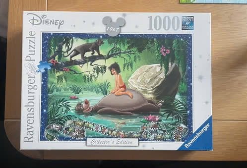 Disney Ravensburger puzzel jungle book collectors edition, Ophalen of Verzenden, 500 t/m 1500 stukjes, Zo goed als nieuw, Legpuzzel