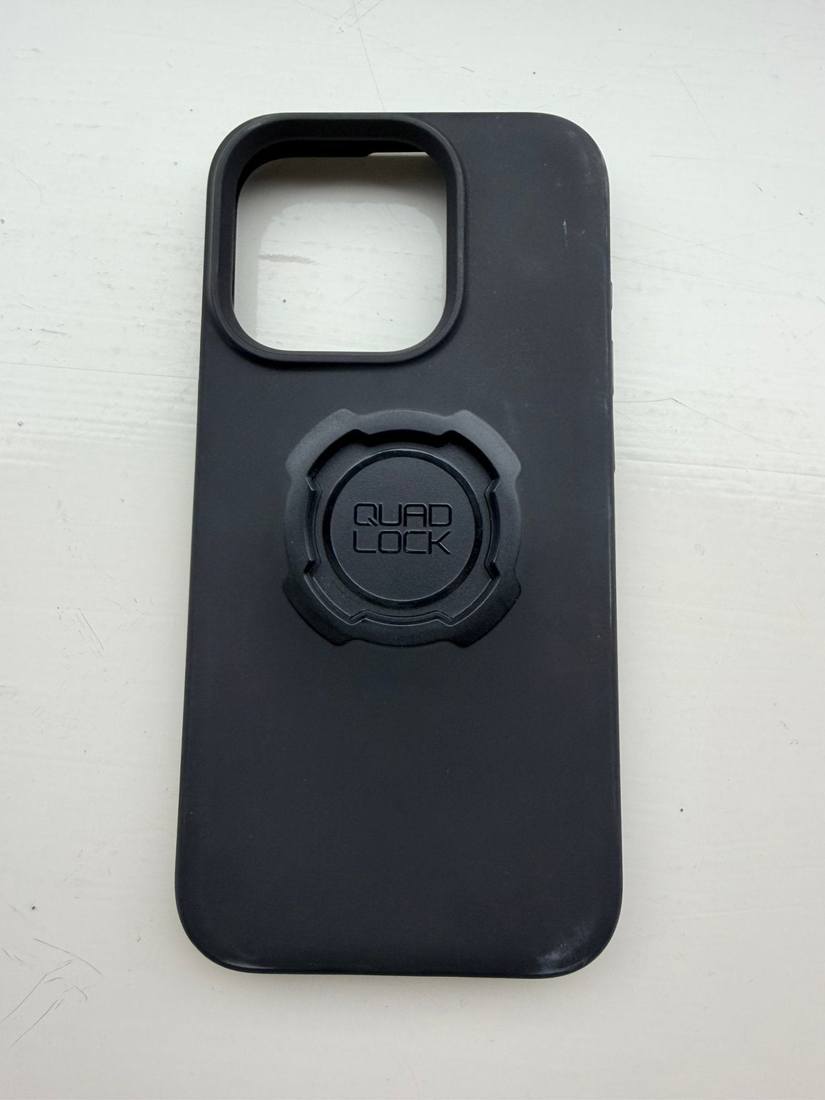Quad Lock Case iPhone 15 Pro, Zwart, Frontje of Cover, Quad Lock, Ophalen of Verzenden