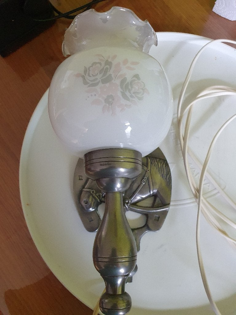 Tinnen wandlamp, Ophalen of Verzenden