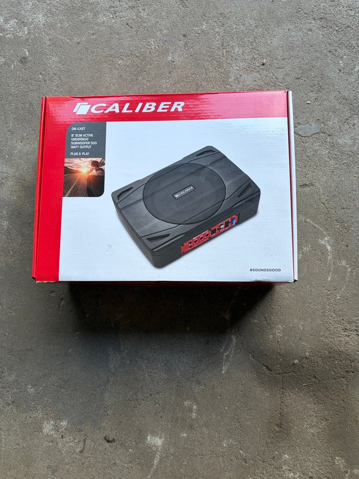 Caliber BC12X US 8" Slim Actieve Underseat Subwoofer, Auto diversen, Ophalen of Verzenden, Nieuw