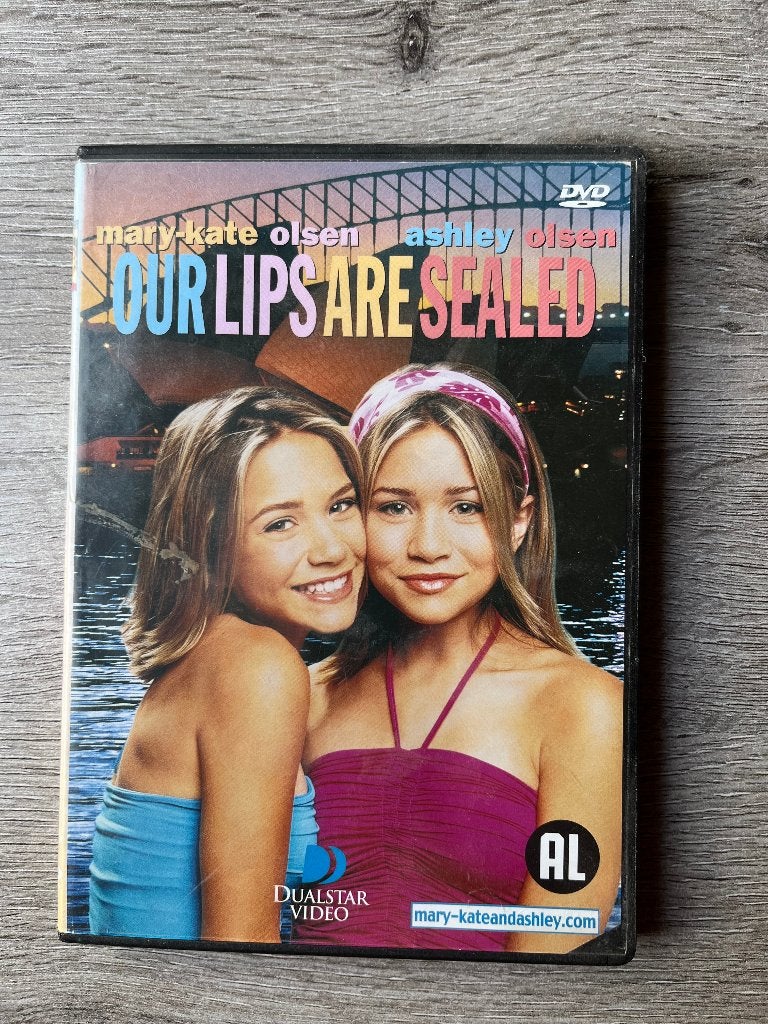 DVD Our lips are sealed Mary-Kate Olsen en Ashley Olsen, Alle leeftijden, Ophalen of Verzenden, Zo goed als nieuw