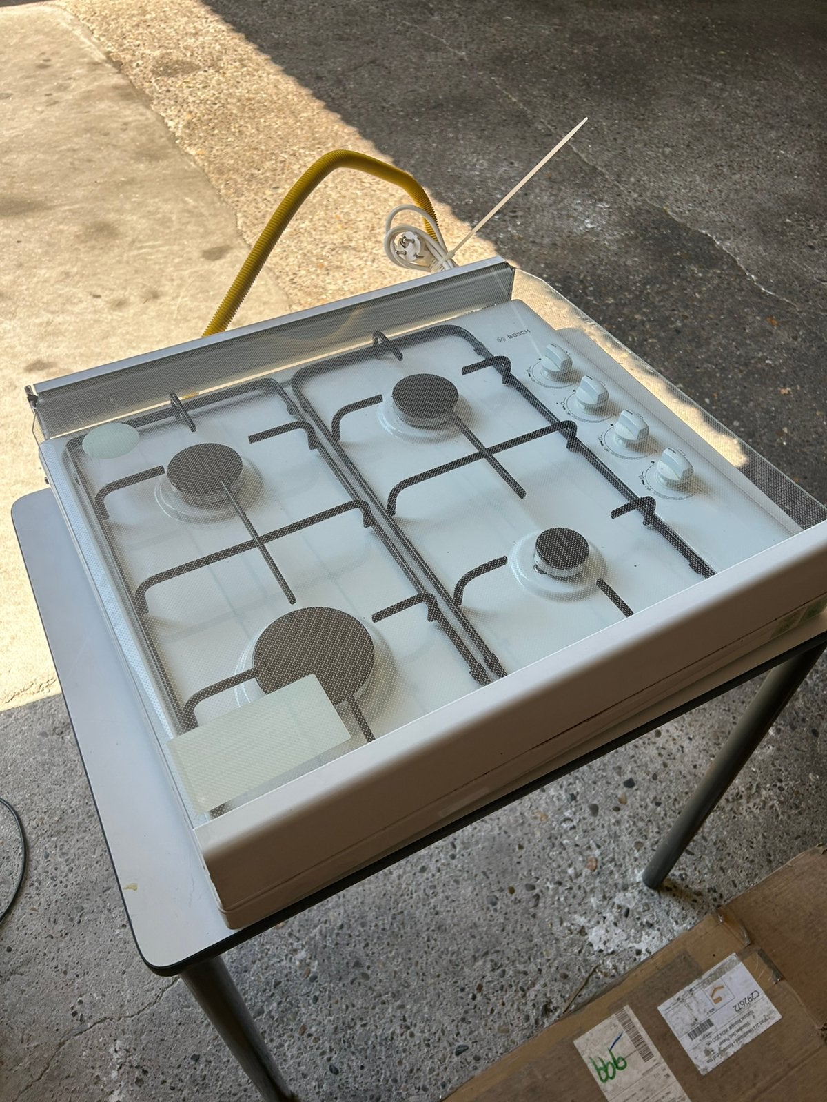 BOSCH gasstel, Ophalen, Onbekend, 4 kookzones, Zo goed als nieuw