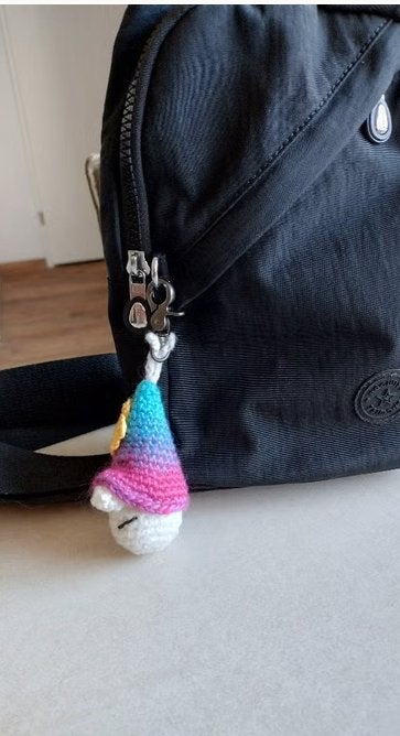 Kabouter gnome decoratie kerst herfst sleutel- of tashanger, Ophalen of Verzenden, Nieuw, Knuffel of Figuurtje