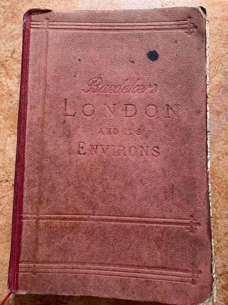 Baedeker‘s London and its environs 1915, Antiek en Kunst, Ophalen of Verzenden