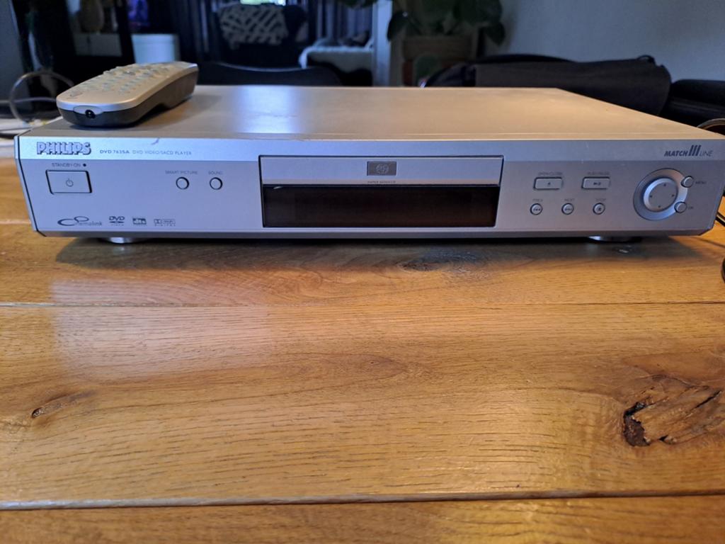 Philips Matchline DVD Speler met afstandsbediening, Audio, Tv en Foto, Dvd-spelers, Ophalen, Gebruikt, Dvd-speler, Philips