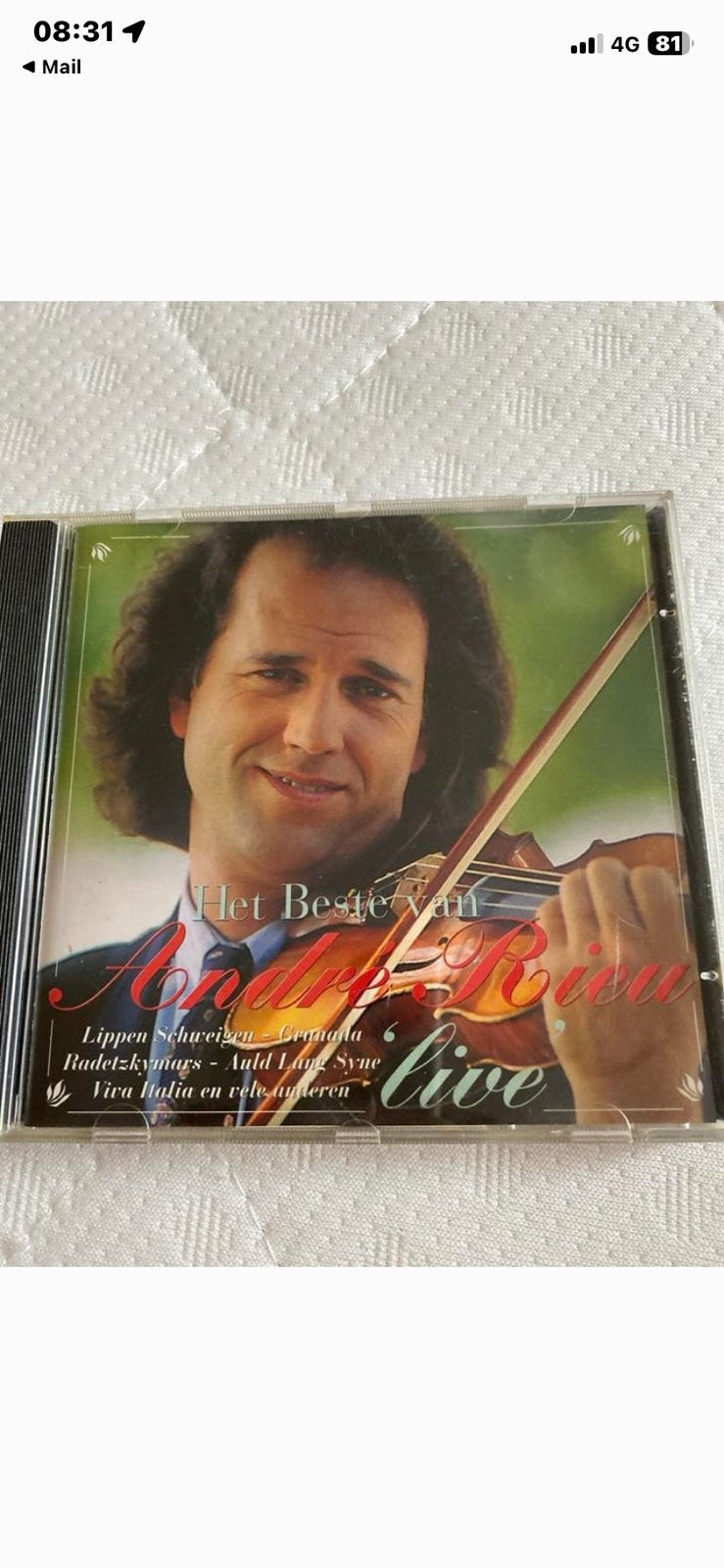 André Rieu - Het Beste Van André Rieu Live CD, Cd's en Dvd's, Cd's | Klassiek, Gebruikt, Orkest of Ballet, Modernisme tot heden