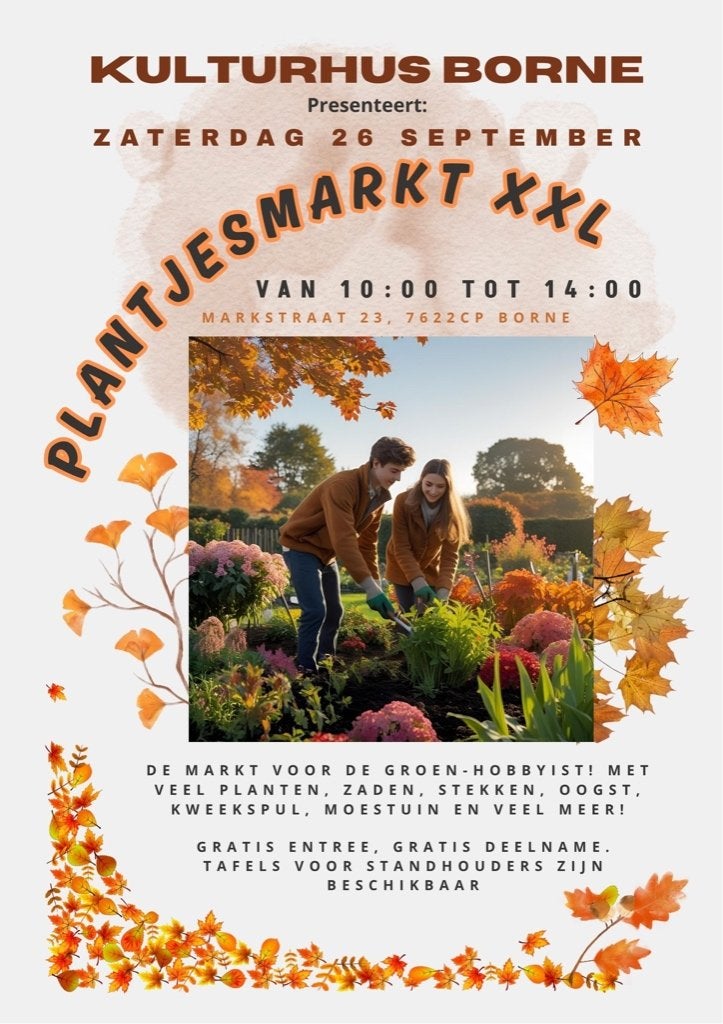 Plantjesmarkt in Borne (Gratis), Ophalen, Overige soorten, Volle zon