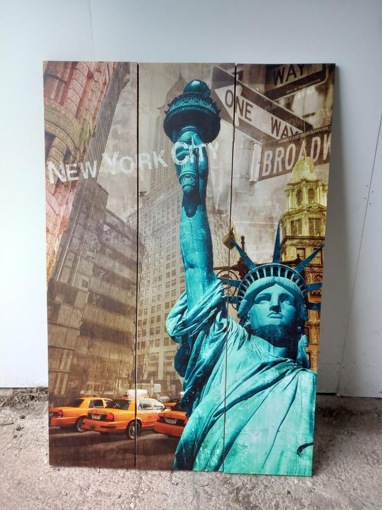 New york amerika kamer scherm, Huis en Inrichting, Ophalen, Gebruikt