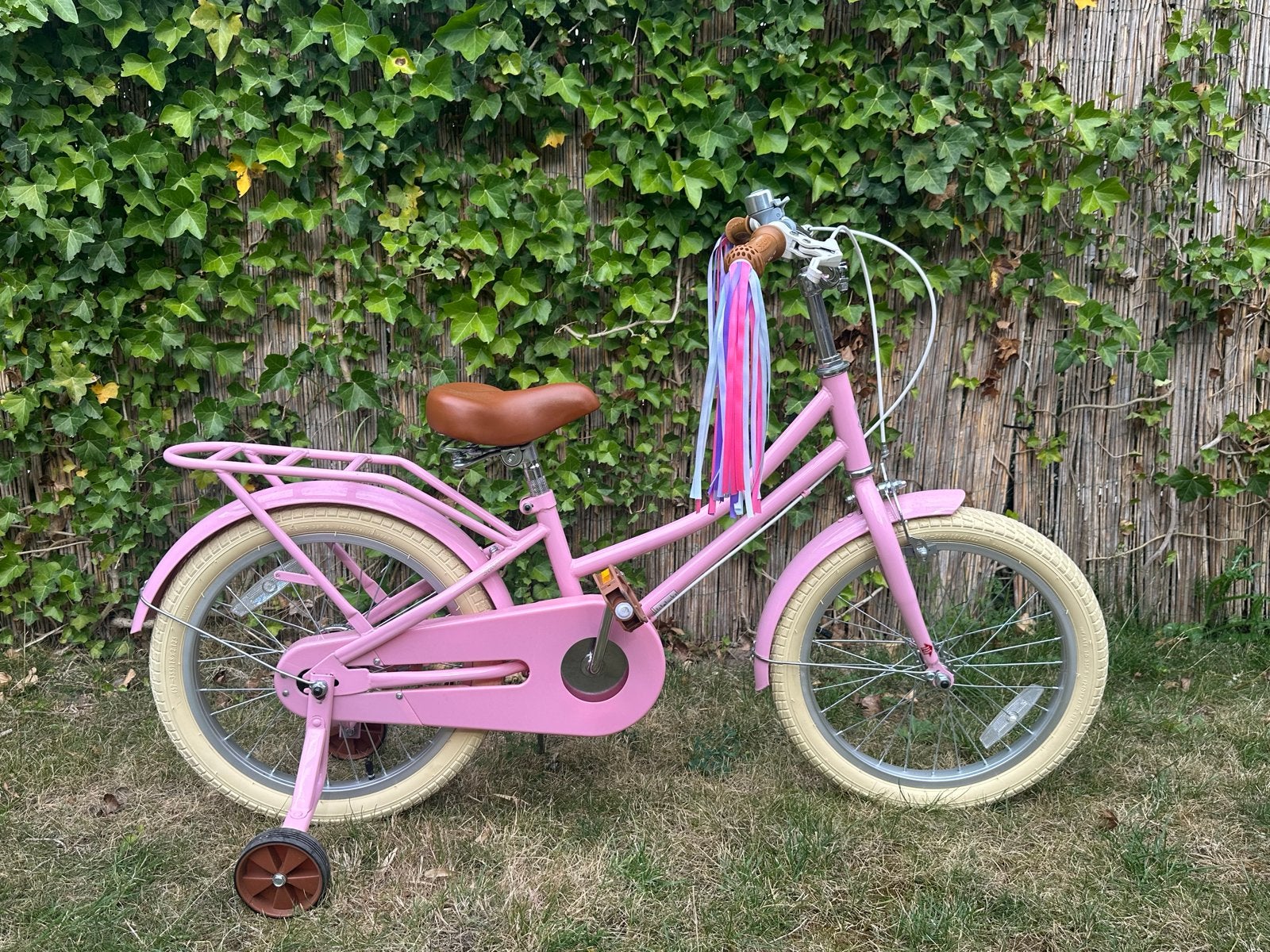 Roze meisjesfiets 18 inch nieuw, Fietsen en Brommers, Fietsen | Kinderfietsjes, Ophalen, Terugtraprem, Zijwieltjes, 16 tot 20 inch