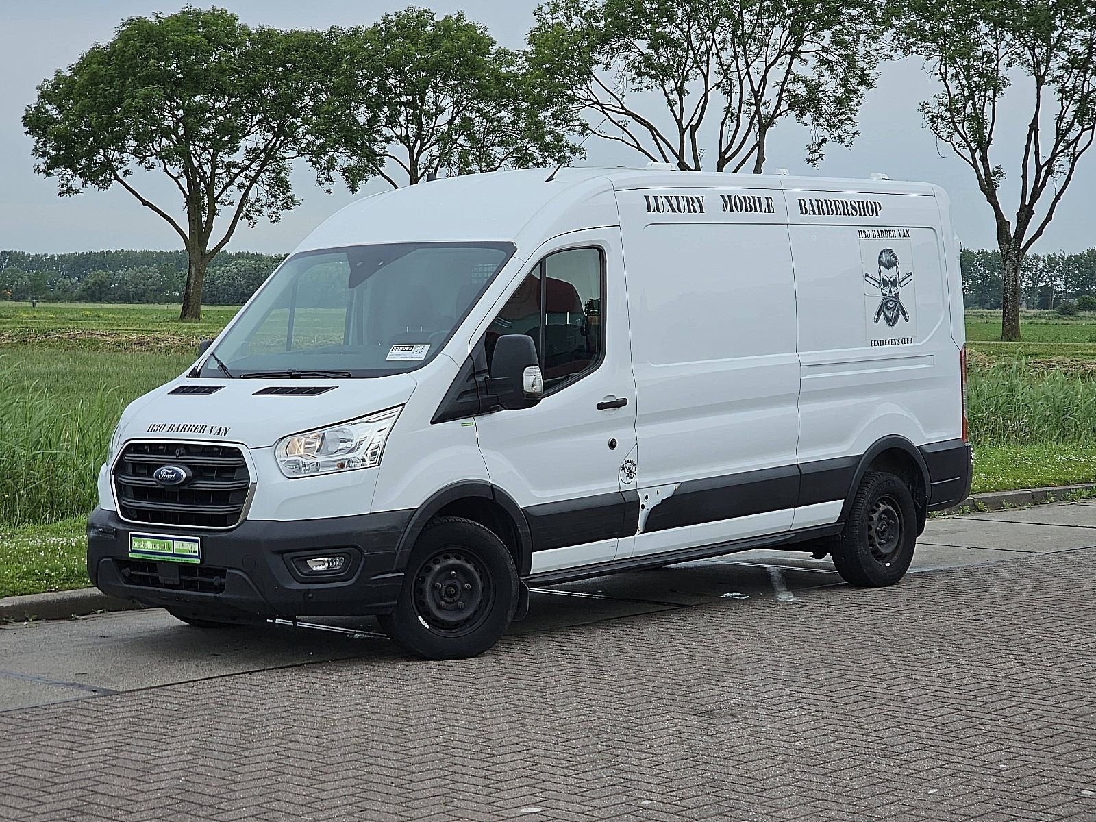 FORD TRANSIT 2.0 l3h2 airco euro6 exp, Gebruikt, Euro 6, Wit, Bedrijf