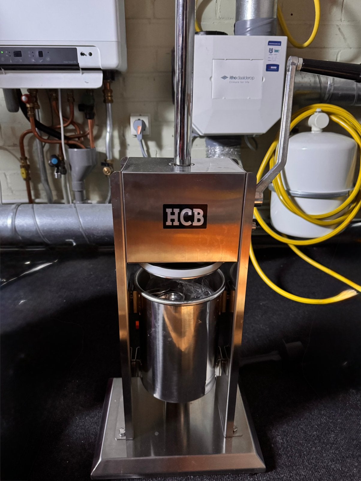 HCB worstenvuller / worstmaker professioneel + 4 vulbuizen, Ophalen, Zo goed als nieuw