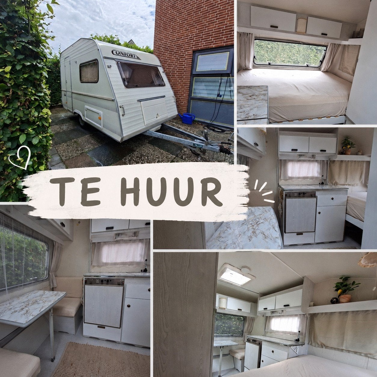 Compacte caravan te huur, Home-car, Vast bed, Treinzit, Tot en met 3