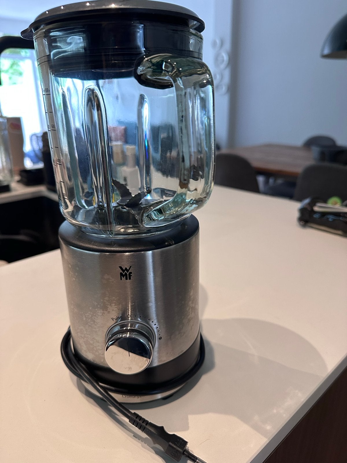 WMF Blender - Cromargan - Zo goed als nieuw, Witgoed en Apparatuur, Ophalen, 1 tot 2 liter, 3 snelheden of meer, Zo goed als nieuw
