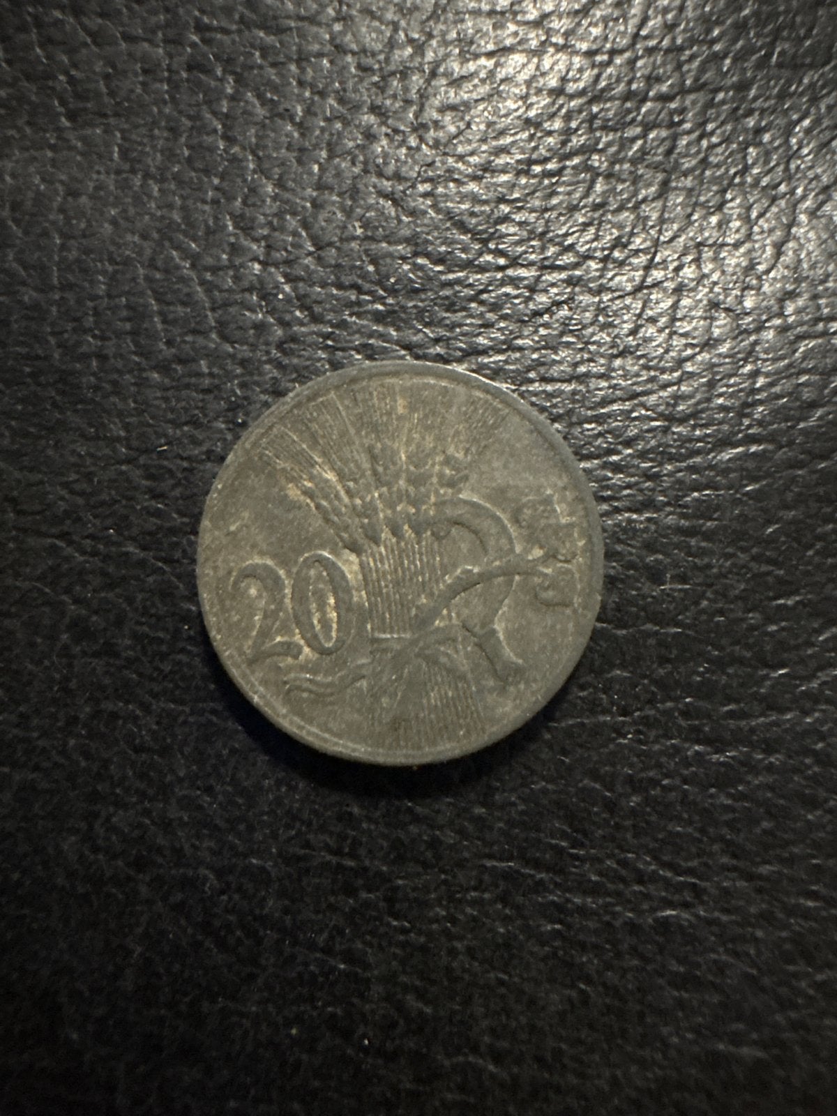 Zeldzame Tsjechoslowaakse 20 Haleru munt 1921, Ophalen of Verzenden, Overige landen, Losse munt