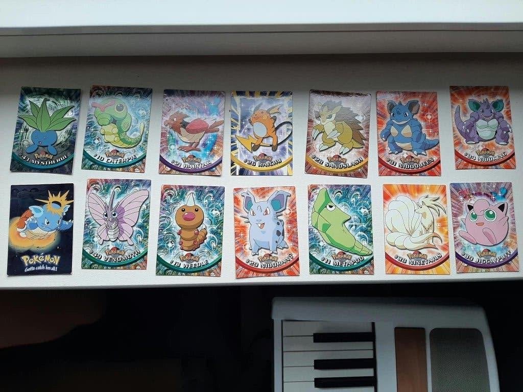 Pokémon kaarten, Ophalen of Verzenden, Gebruikt, Meerdere kaarten, Foil
