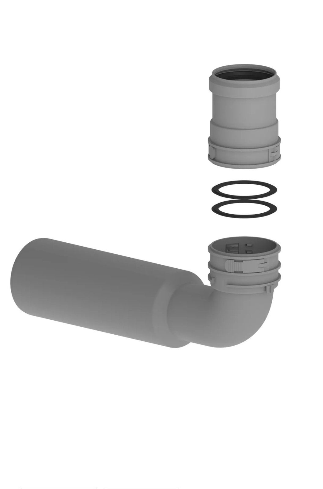Nieuw burgerhout miniflex 60mm 90gr verloopbocht, Ophalen of Verzenden, Zo goed als nieuw