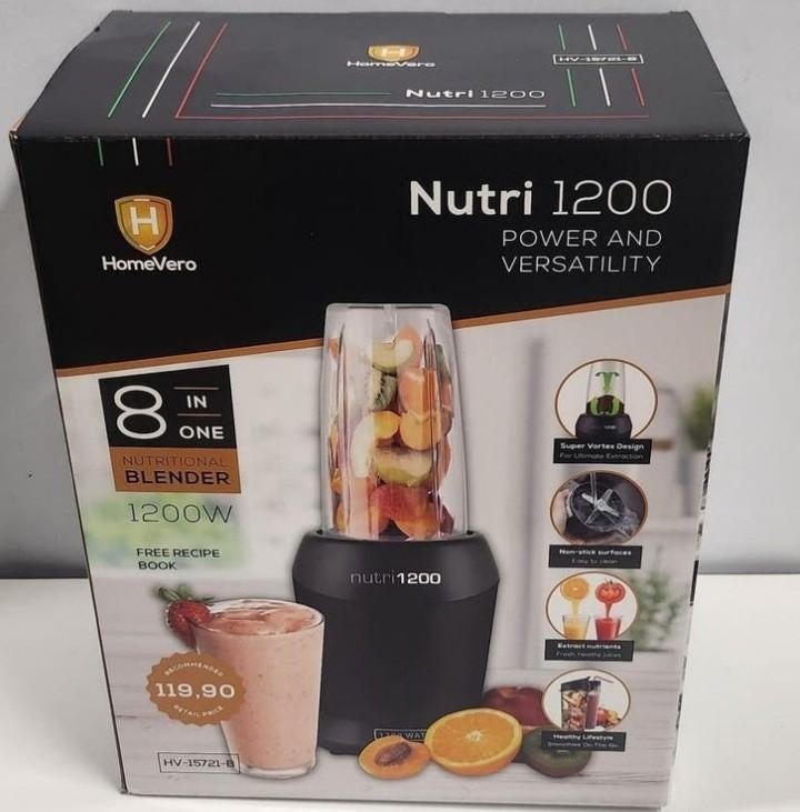 Nutri 1200 Blender(1200wtt)OP=OP, Carolinasoutlet@hotmail.com, Nieuw, Ophalen of Verzenden, Carolina's Outlet