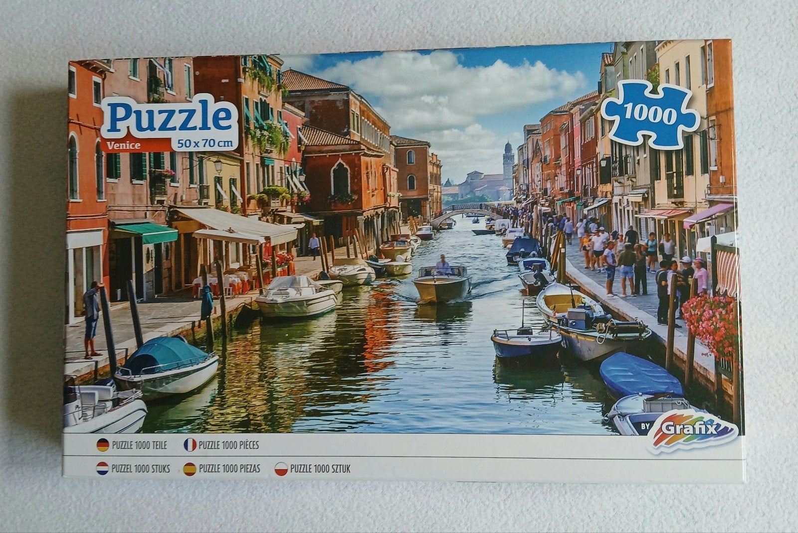 Grafix Legpuzzel Venetië 1000 stukjes 50x70 cm, Ophalen