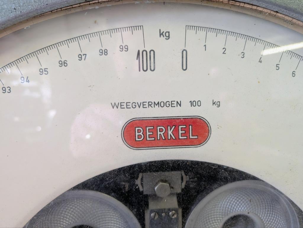 Berkel Weegschaal Type 3000 - 100kg - Goed Werkend, Ophalen, Gebruikt, Vloerweegschaal, 50 tot 100 kg