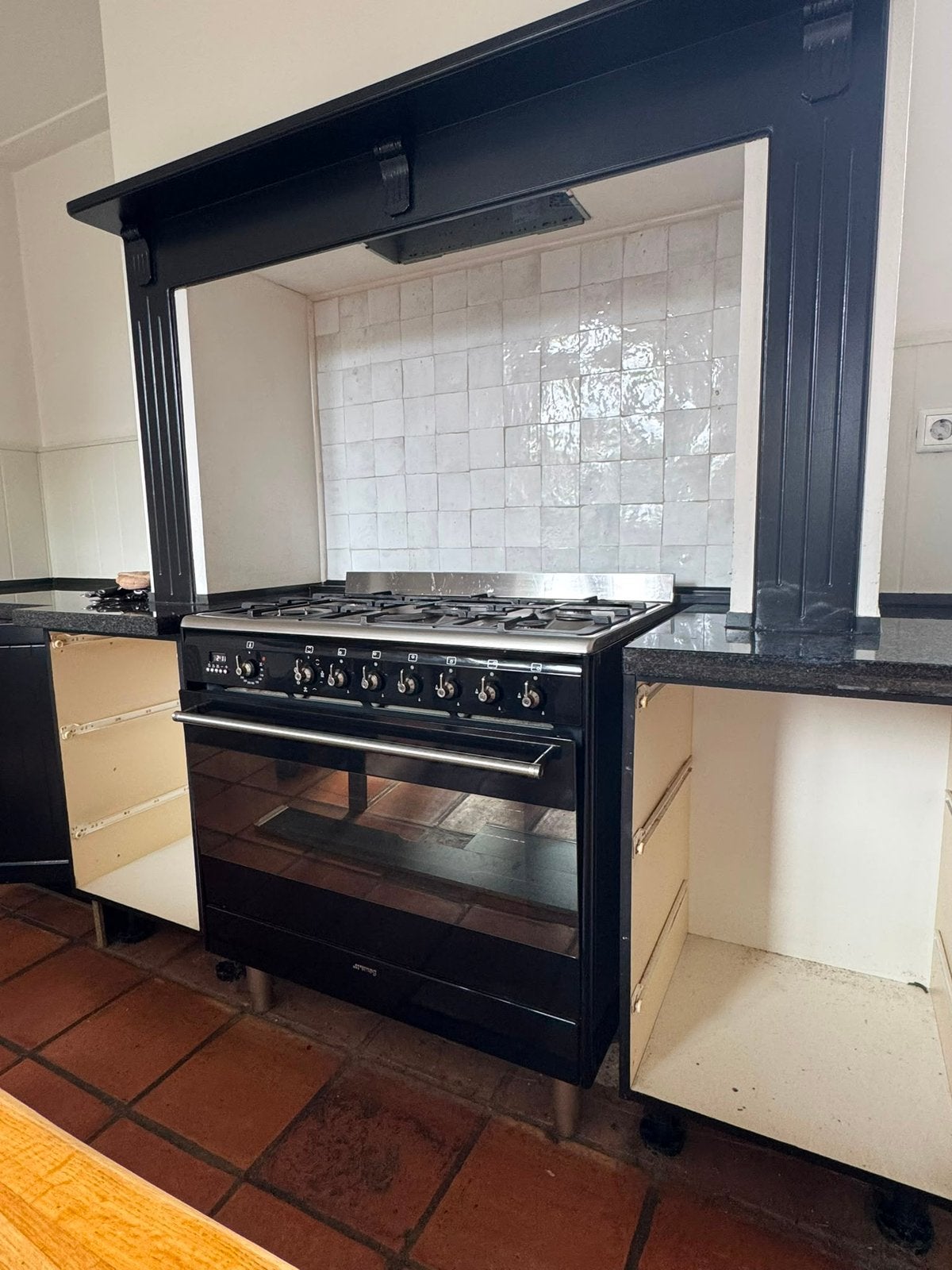 Smeg gasfornuis, Witgoed en Apparatuur, Fornuizen, Ophalen, 60 cm of meer, Zo goed als nieuw, Gas